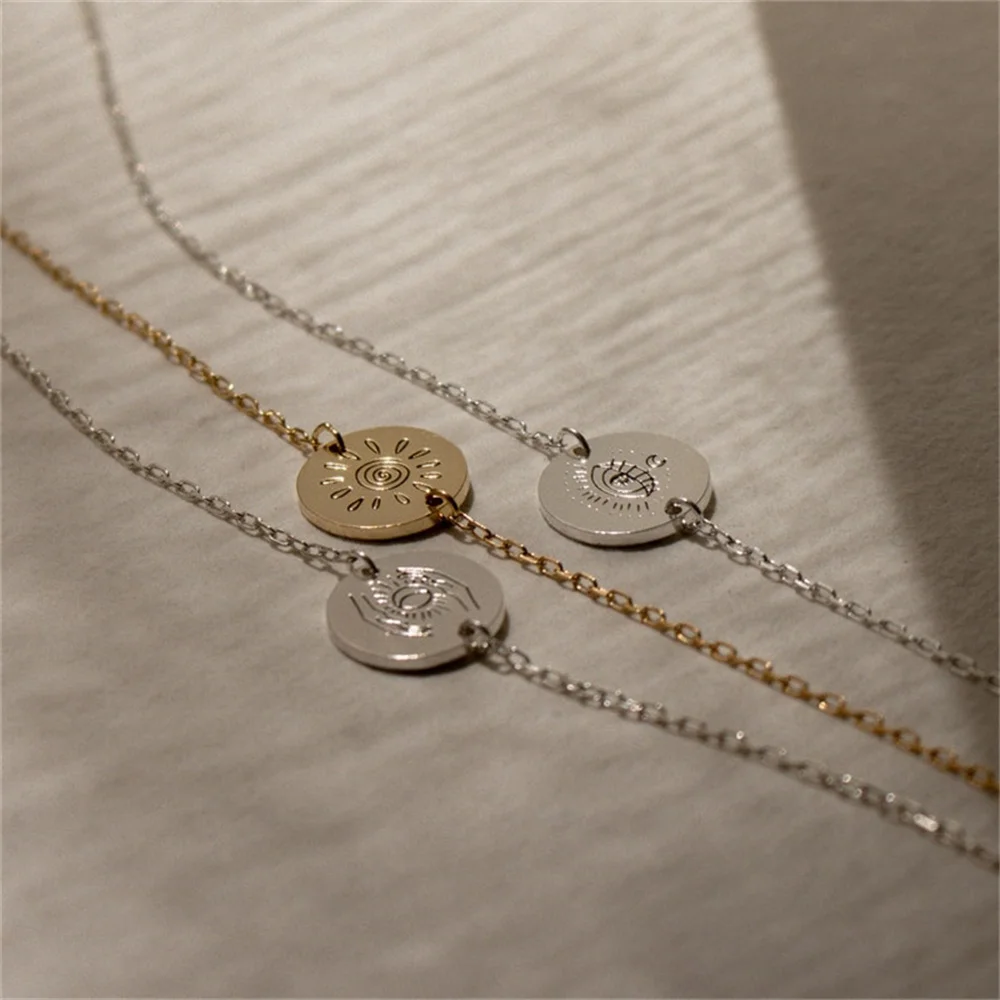 Personality Lady Charm Bracelet Minimalist Exquisite Stainless Steel Bracelet Mysterious Carved Jewelry Gift Of Friendship