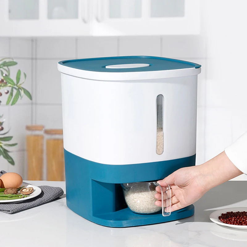 Ведро для хранения риса автоматический влагостойкий контейнер зерна