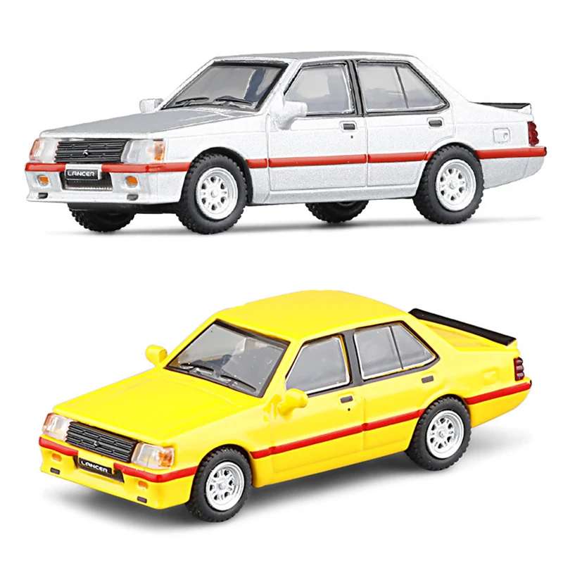 

3 Colors 1:64 Scale Diecast Toy Car Vehicle Model 1979 Mitsubishi Lancer EX 2000 Educational Collection Gift For Children V168