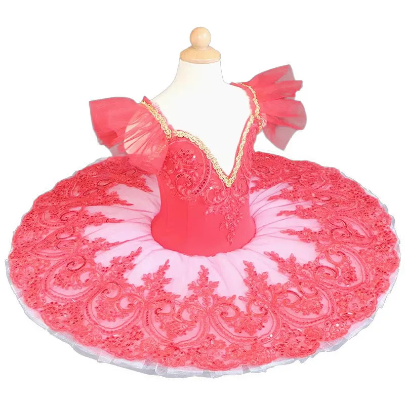 Детская балетная юбка платье для выступлений профессиональное Лебединое озеро