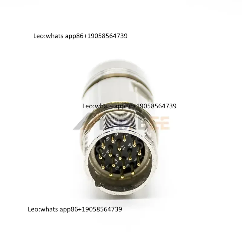 Фото M23 6 7 17-контактный 4-контактный 6-контактный 7-контактный 12-контактный 17-контактный разъем питания, энкодер по часовой стрелке, водонепроницаемый сигнальный разъем для монтажа на панель. №4