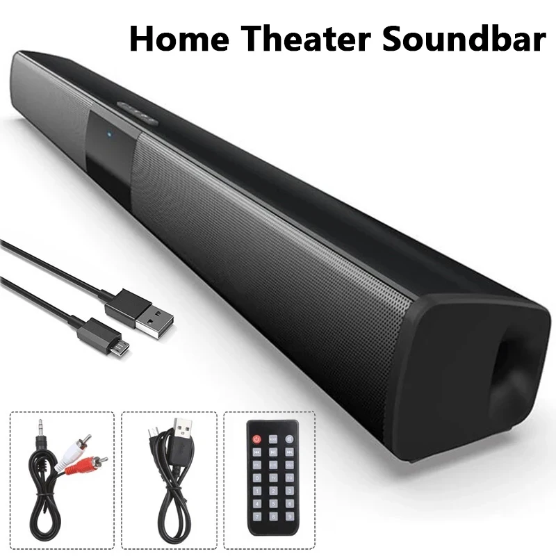 

TV Echo Wall Wireless Bluetooth Speakers Home Theater Sound-bar Portable Subwoofer FM RADIO Music Center for Computer Speakers