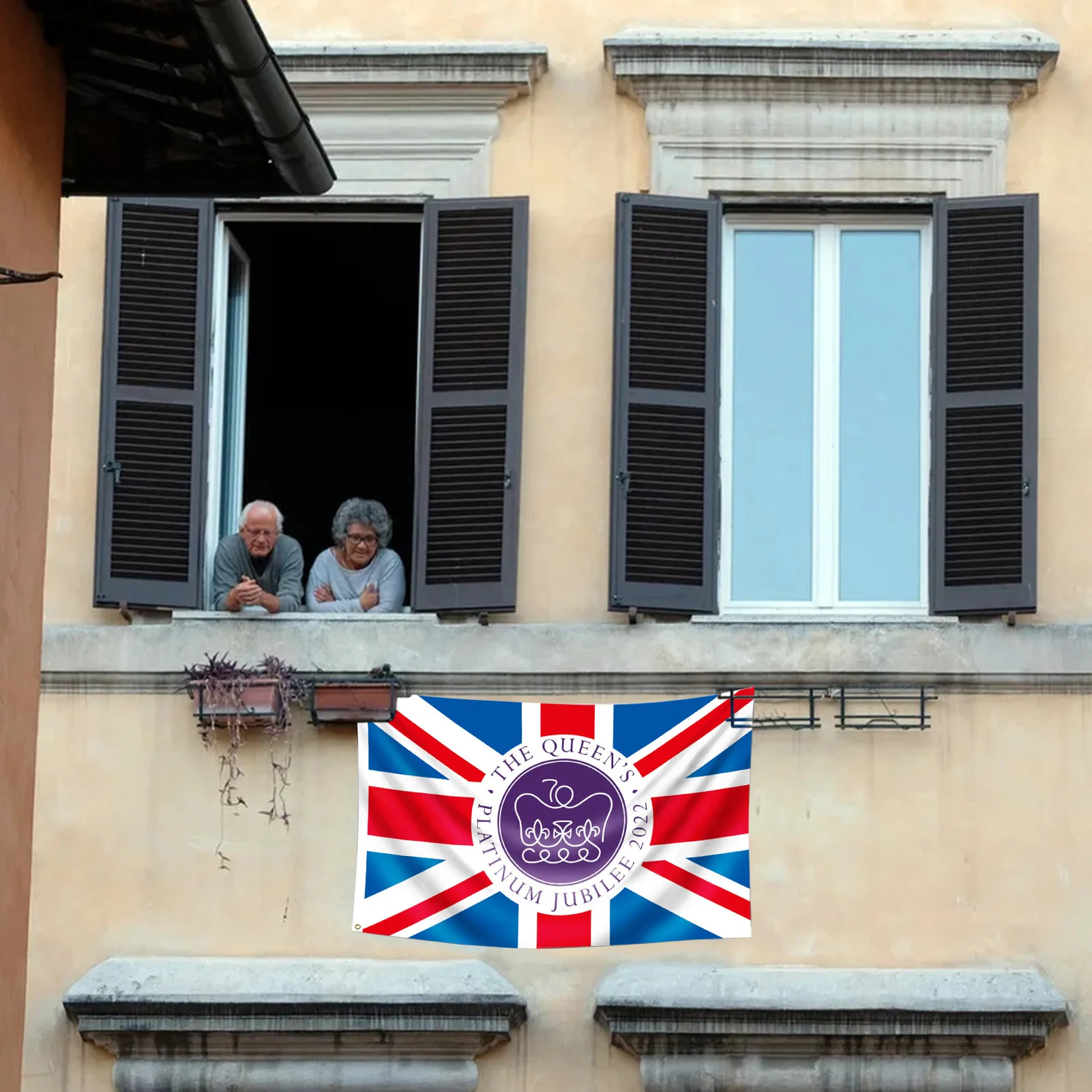 

2022 г., флаг королевы Елизаветы Plati-nomus, Юбилейный флаг 3x5 футов, флаги Союза Джека из полиэстера, с изображением Ее Величества Королевы 70-летия