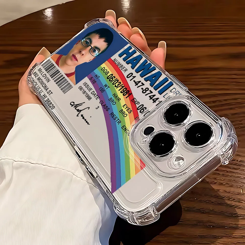 Фото Чехол для телефона Mclovin Movie Superbad для Samsung Galaxy S25 S24 S23 S22 S21 S20 Note20 FE Ultra Plus 4G 5G Fall Clear TPU Cover №5
