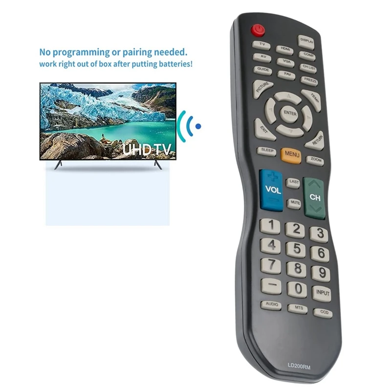 Замена пульта дистанционного управления LD200RM для телевизора APEX LD4688T LE40H88 LD3249 LD3288T