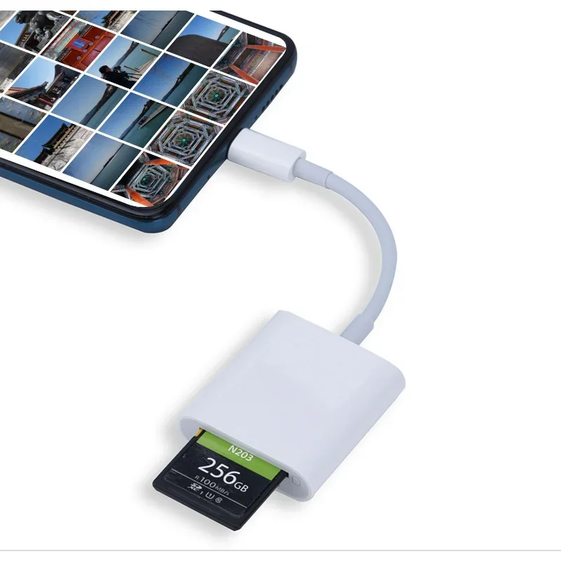 USB C TF SD кардридер для iPhone 13 12 11 Pro 3 0 OTG