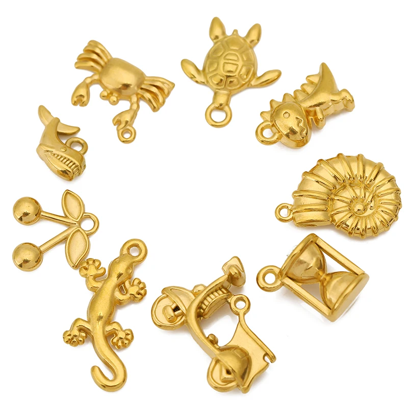 3 шт. шармы-песочные часы из нержавеющей стали Semorilry