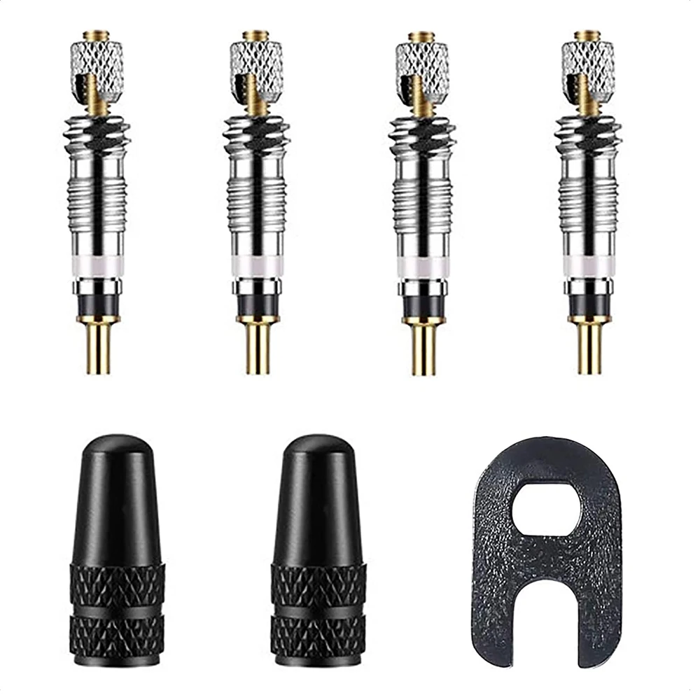 

Инструмент для снятия сердцевины клапана Presta, колпачки клапанов Presta из сплава, сменный комплект сердечников без камеры для фотографий и работы горного велосипеда, 1 комплект