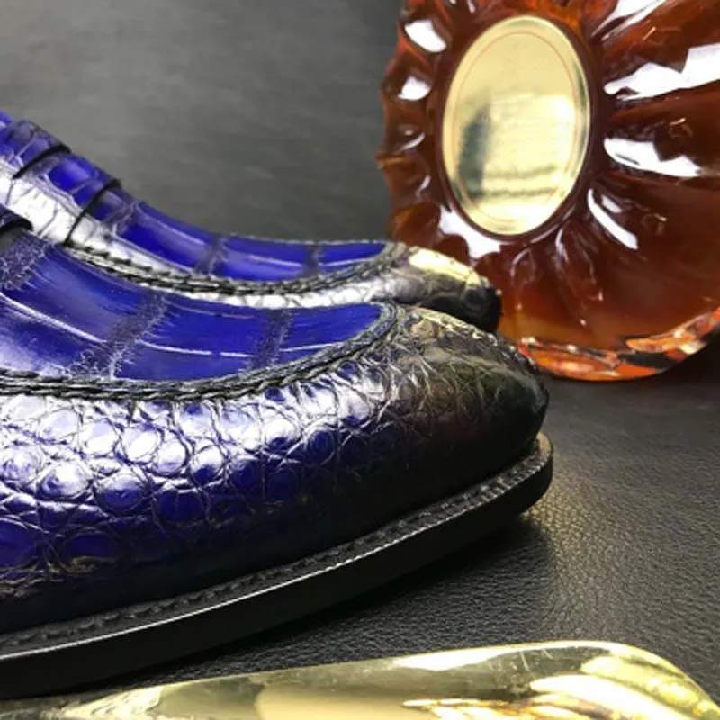 Рисунок 2 - Мужские туфли из натуральной крокодиловой кожи