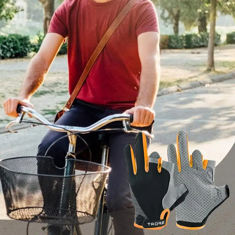 Велосипедные перчатки для верховой езды Нескользящие тренировочные из ледяного