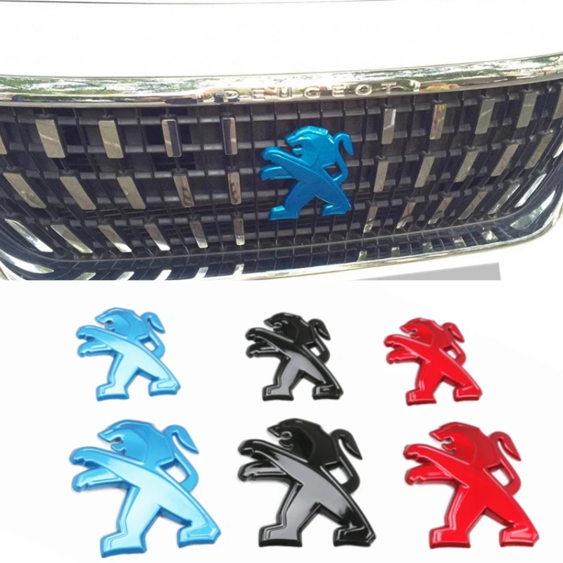

Car Front Grille Emblem Rear Trunk Badge Sticker for 206 208 3008 307 207 301 308 5008 Rifter 2008 508 106 103 407 Accessories