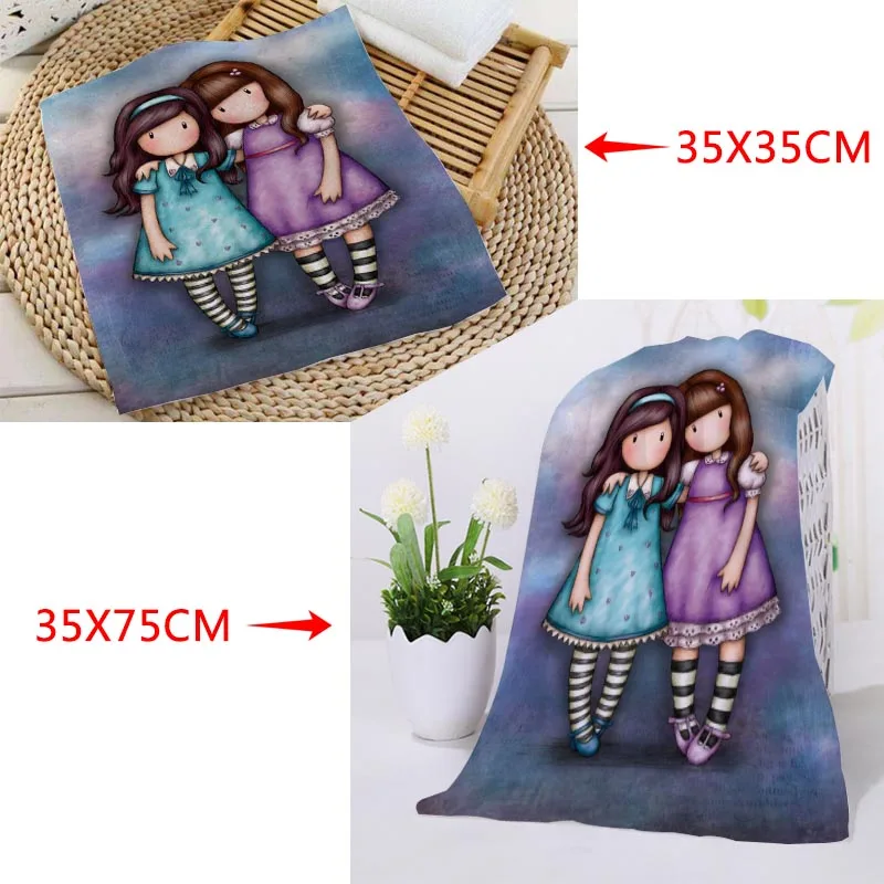 Оригинальные полотенца для путешествий с рисунком Размеры 35x35 см 35x75 |