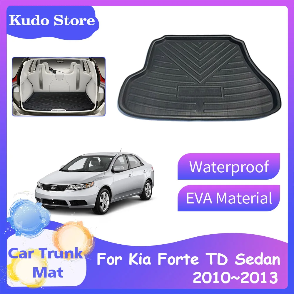 Коврики для багажника автомобиля Kia Forte Cerato Koup TD седан 2010 ~ 2013 2011 2012