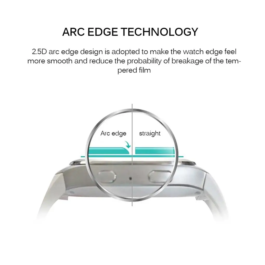 

Watch Screen Cover Transparent Tempered Glass Scratch Proof Protector Watches Upgrade Modified Spare Parts 41mm