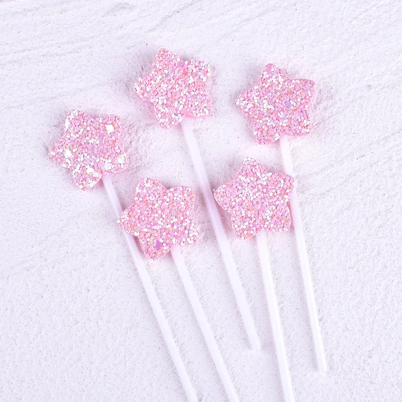 

Торт топпер звезда сердце Jeyomerry 5 шт