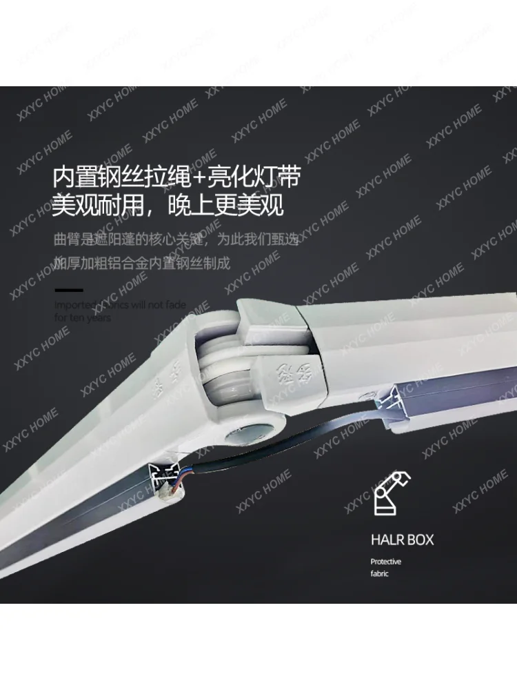 Навесной Выдвижной навес из алюминиевого сплава внешний Фотофон для дома