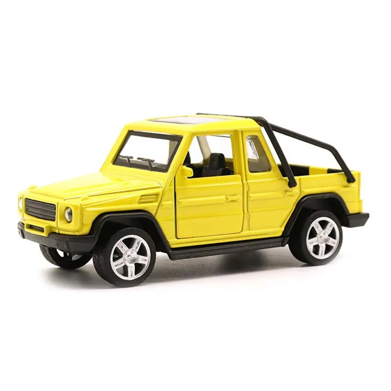 1:32 Alloy Pull Back Off-Road Pickup Truck Model,Double Door Car Toys,Children's Gifts,Hot Selling Wholesale images - 6