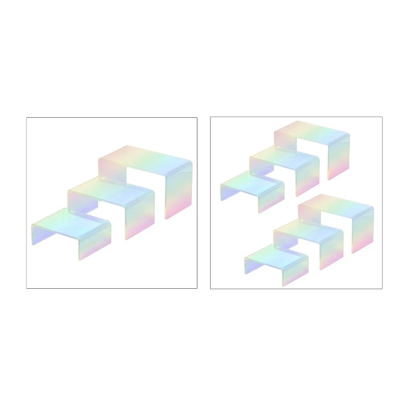 

3 шт./6 шт., акриловые витринные подставки для шкафов