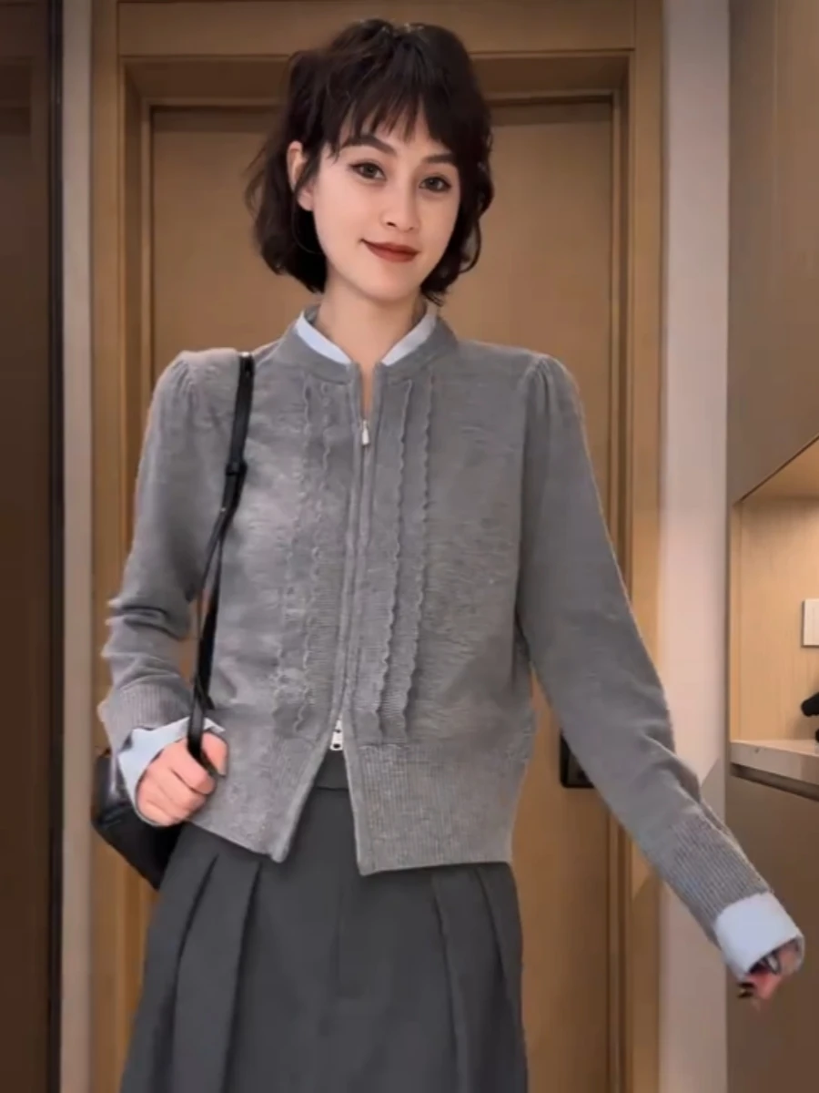 Лоскутный воротник рубашки искусственный флисовый верх из двух предметов