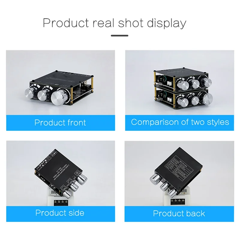 Плата усилителя сабвуфера 2 1-канальный класс D домашний аудио стерео эквалайзер