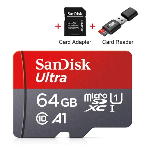 Мини-карта Micro SD, 128 ГБ, 32 ГБ, 64 ГБ, 256 ГБ, 512 ГБ, карта micro SD TF, флэш-sd карты A1, U1, MicroSDXC, карта памяти для телефона