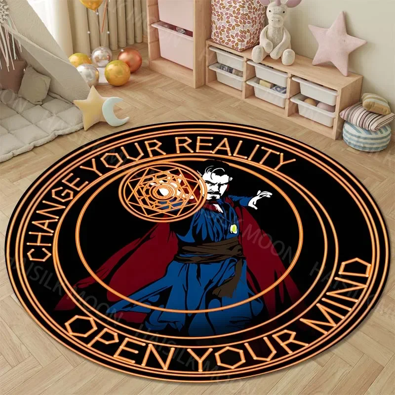 Круглые коврики Marvel Мстители для спальни напольные детской комнаты домашний