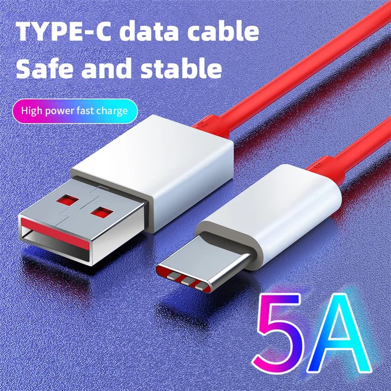 

UKGO 1/1.5/2M 5A Super Fast Charging 66W Data Cable Type-C Port Quick Phone Cable Fast Charging USB C Charger Cable Type C Cable