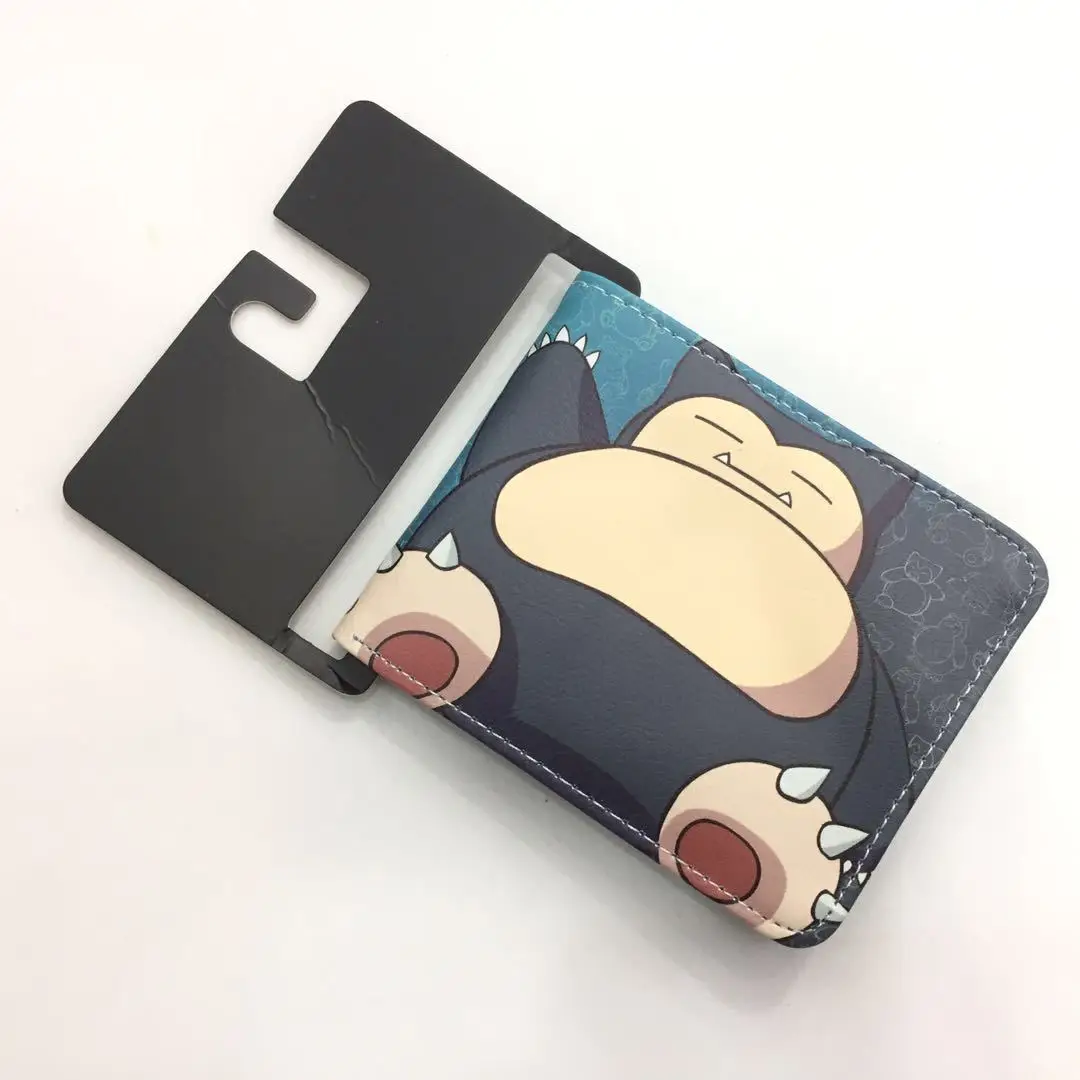 Чехол-карандаш с покемоном Пикачу силиконовый кошелек из искусственной кожи для