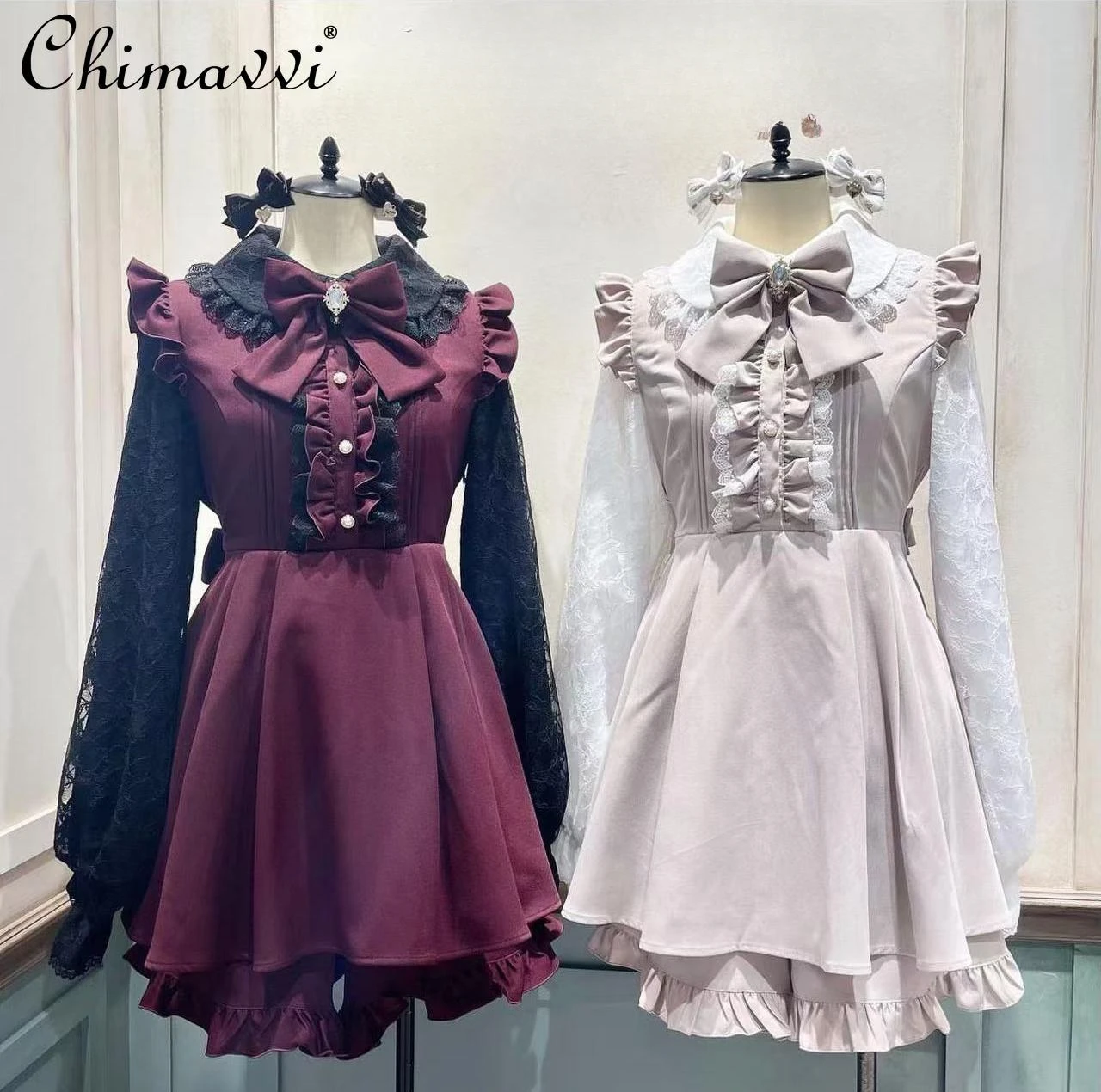 Женский комплект из двух предметов в японском стиле Сладкая Лолита для девочек