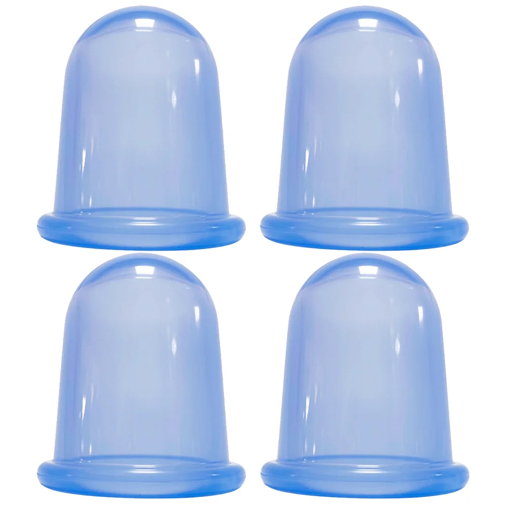 

4 Pcs Relax Suction Cup Silicone Body Massager Muscle Relaxation Cups Portable Anti Cellulite Cupping