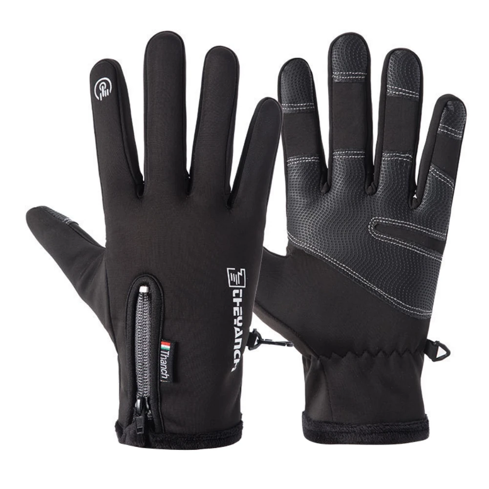 

Touch Screen Winter Thermal Warm Cycling Gloves Windproof Bicycle Bike Ski Outdoor Camping Hiking Motorcycle Gloves Full Finger