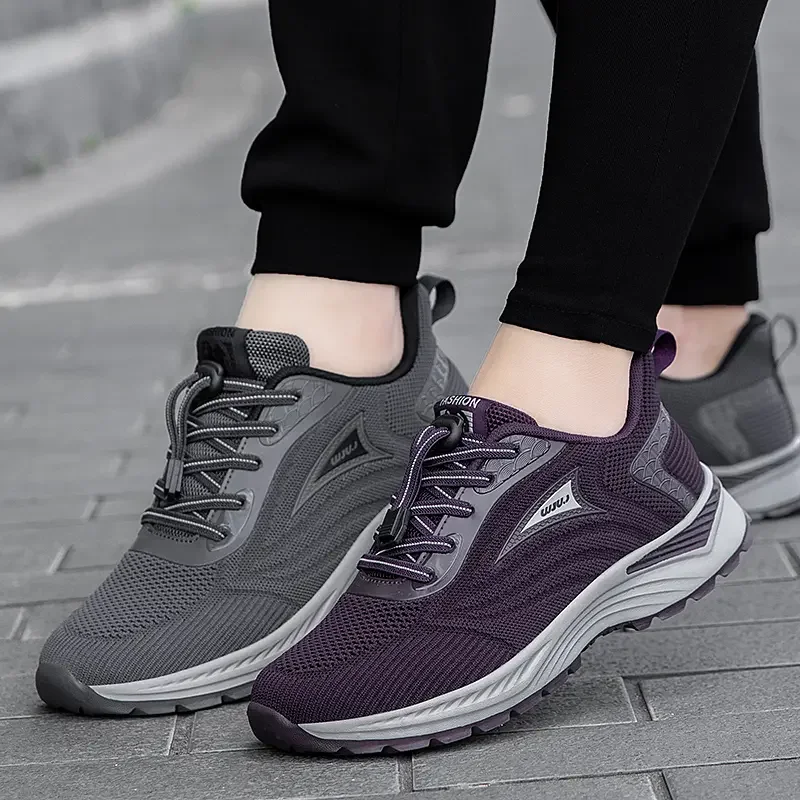 Женская повседневная спортивная обувь дышащие легкие кроссовки Нескользящие