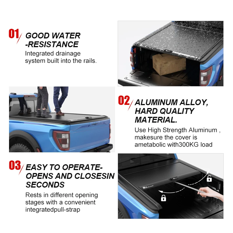 Zolionwil Electric Power Truck Bed Tonneau Чехол для пикапа Remote JAC V7 SHUAILING T8 T9