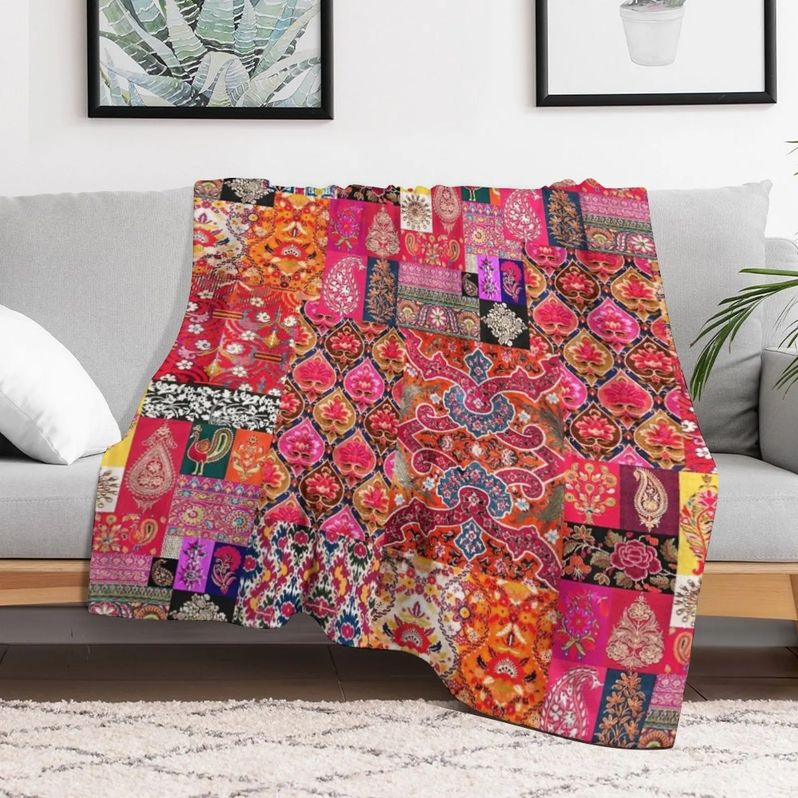 Традиционное Восточное берберское марокканское тканевое одеяло ручной работы