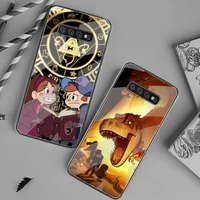 gravity falls mabel pines phone case tempered glass for samsung s20 ultra s7 s8 s9 s10 note 8 9 10 pro plus cover