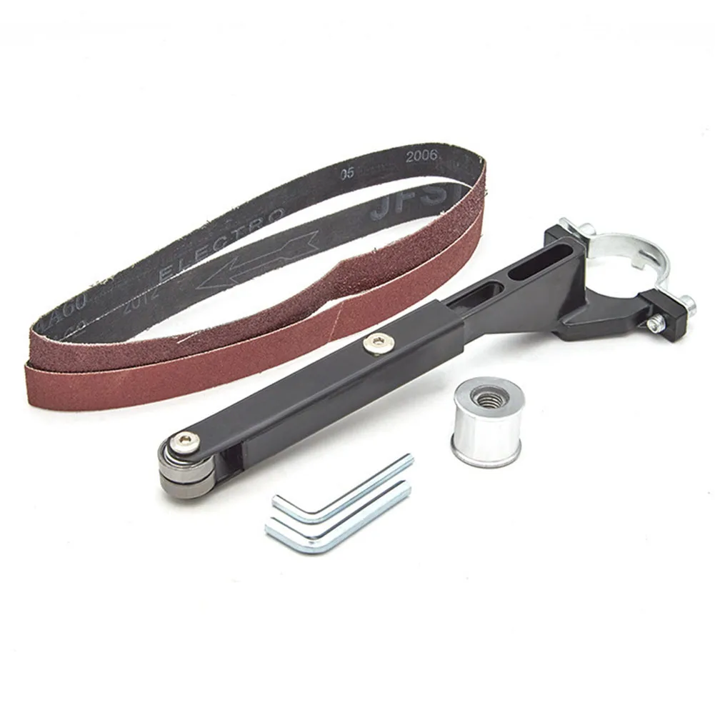 

Angle Grinder to Belt Sander Converter Achieve Dual Uses with 6pcs Sand Belts Suitable for Model 100 Grinder