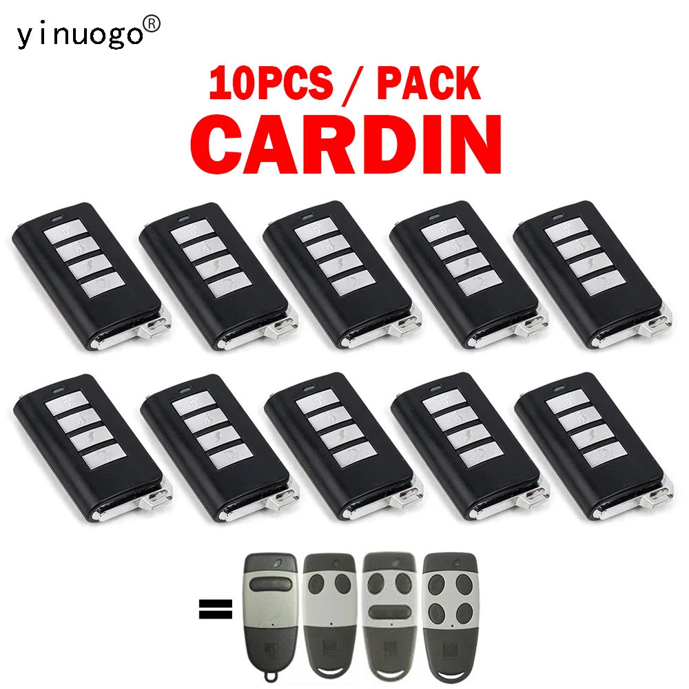 

10PCS CARDIN S449 Gate Remote Control Garage Door Control 433MHz Rolling Code Cardin S449 QZ2 QZ4 QZ1 QZ3 Garage Remote Control