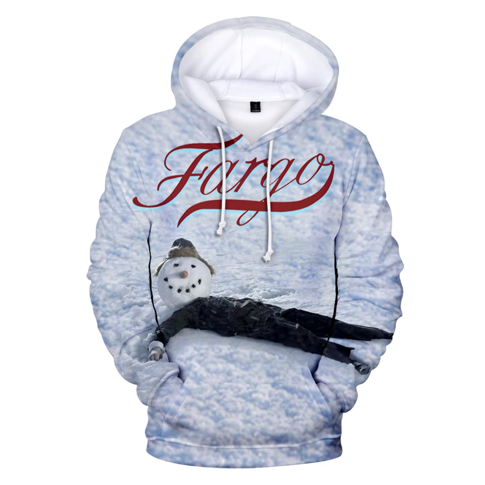 

New Arrival FARGO Hoodies Sweatshirt Casual Streetwear Hooded Pullover Men/women Fashion Cool Plus Size Fargo Pullovers 6XL