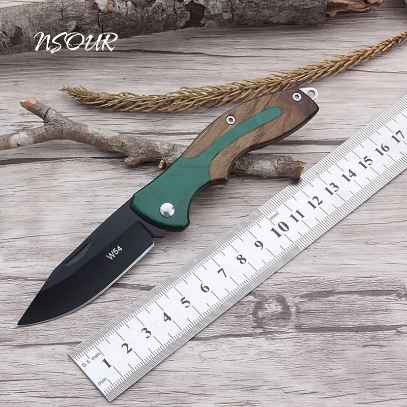 Folding Pocket Knife Tactical Survival Knife Sharp Steel Blade Outdoor Combat Hiking Hunting Knives Self-defense Camping Tools