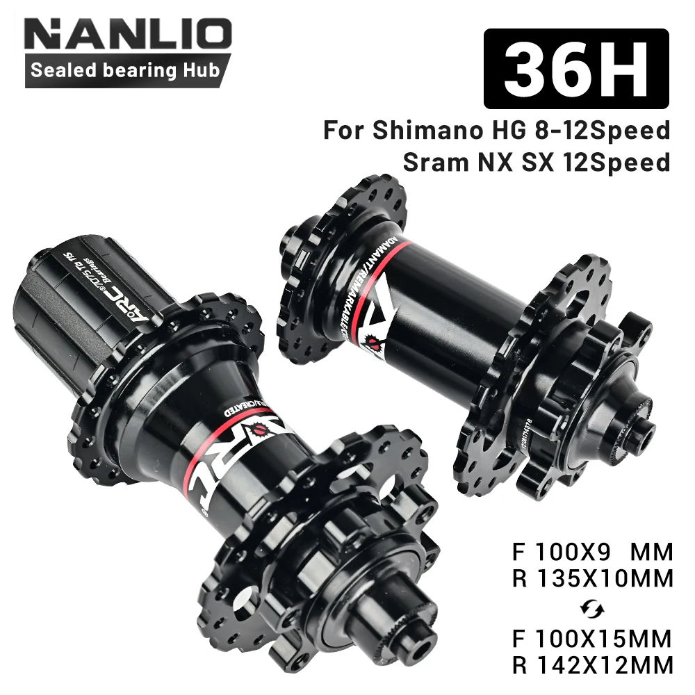 Суперлегкая Велосипедная Втулка Mtb 36 Отверстий 4 Подшипника Дисковый Тормоз Из