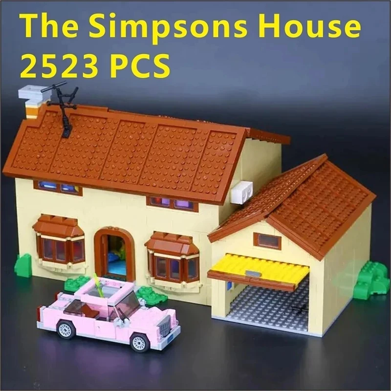 

The Simp House Building Blocks Bricks City StreetView Education Kid Birthday Christmas Toy Gifts Compatible 71006