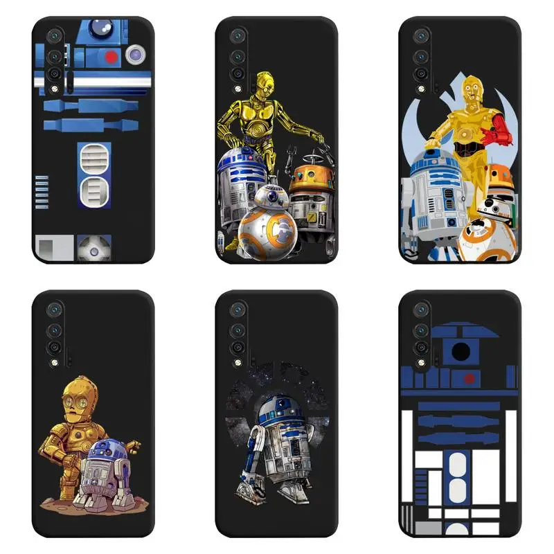 

Star Wars R2D2 Phone Case For Huawei Nova 6se 7 7pro 7se honor 7A 8A 7C 9C Play