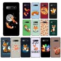 maiyaca anime funny foxs lovely cute phone case for samsung s10 21 20 9 8 plus lite s20 ultra 7edge