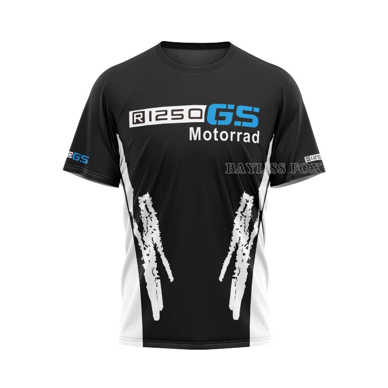 

For BMW R1250 GS Summer Motorcycle Racing Team T-Shirt Motorrad ADVENTURE Motocross Men's Quick-dry Cold Feeling Do Not Fade