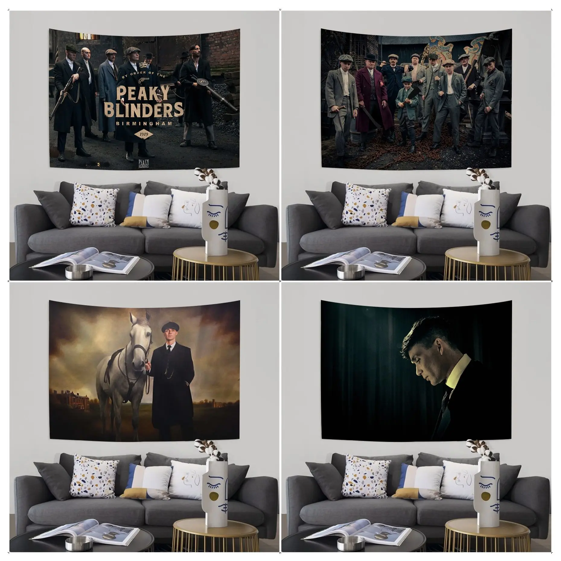 

Peaky Blinders Printed Large Wall Tapestry Cheap Hippie Wall Hanging Bohemian Wall Tapestries Mandala Wall Hanging Home Decor