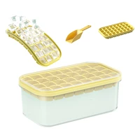 ice cubes making trays silicone reusable ice cube box for fridge reusable ice mold for kitchen office fridge