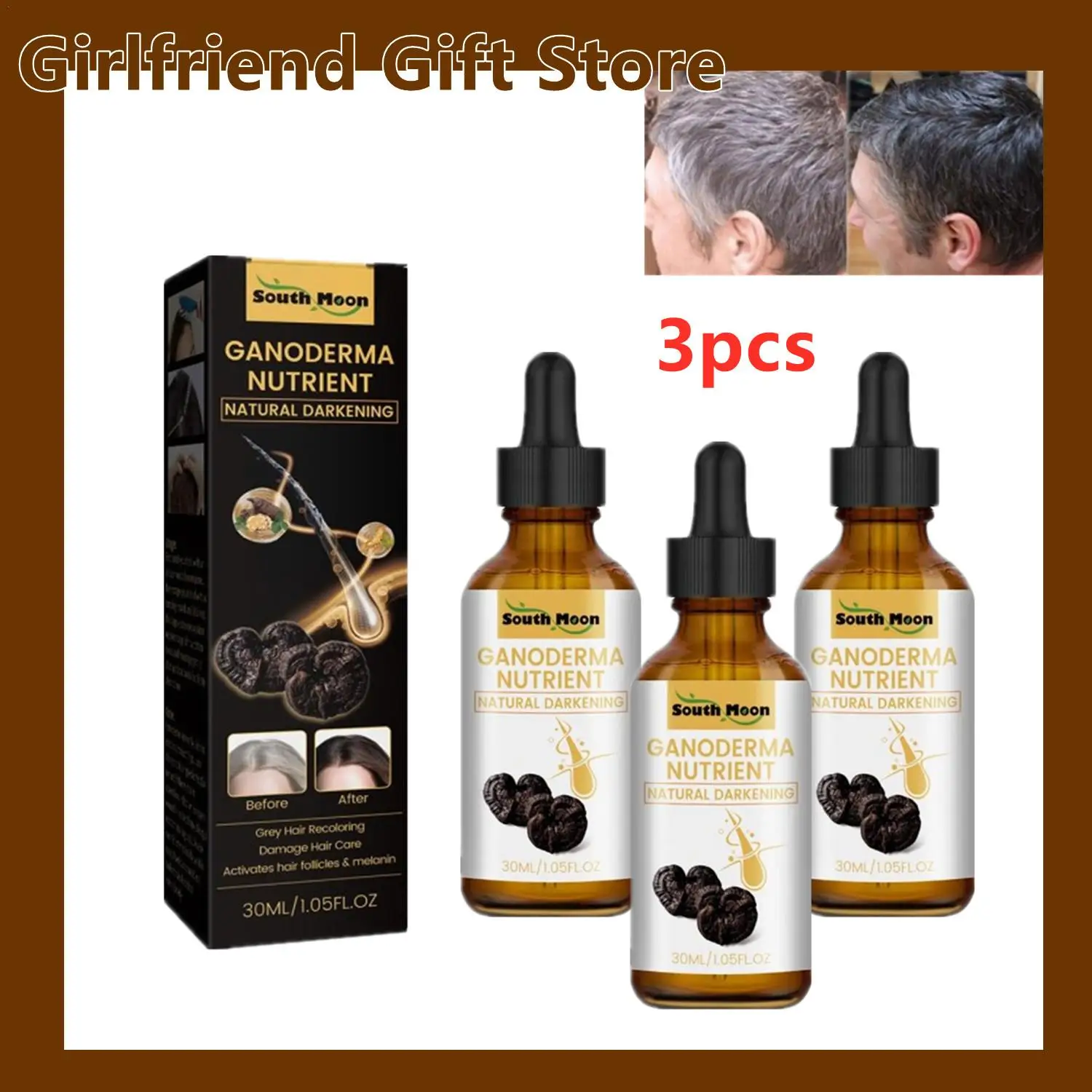 

3 шт., восстановление поврежденных волос от выпадения