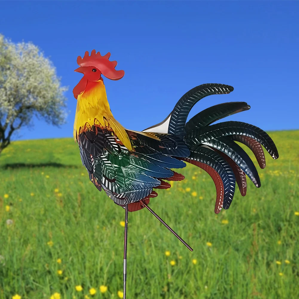 

Rooster Shaped Metal Carved Garden Decor Art Craft Display Garden Ornament For Patio Rooster Shaped Metal Carved Family