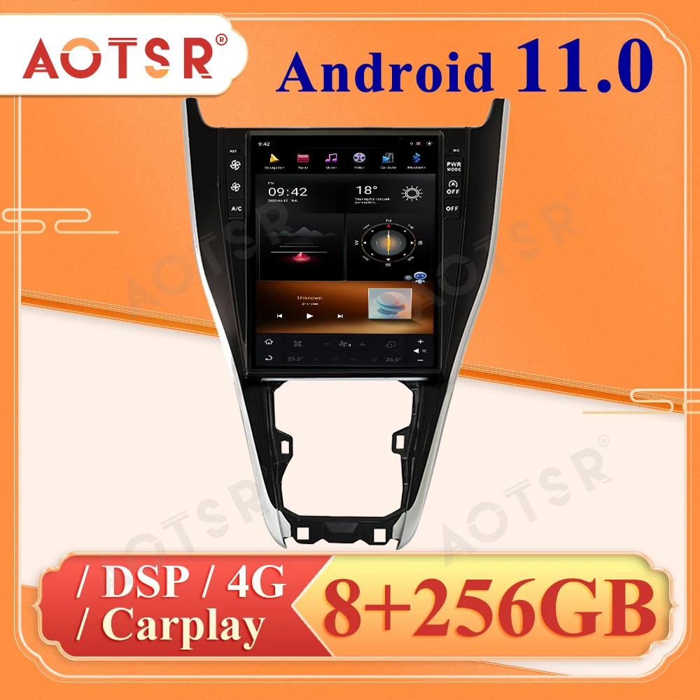 

Car radio For Toyota Harrier 2013-2018 Android 11 Tesla Style Multimedia Player Auto Recoder Head Unit