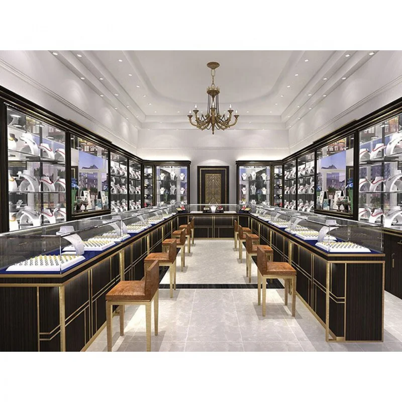 На заказ. Уникальный дизайн интерьера магазина мебели металлический Стеклянный